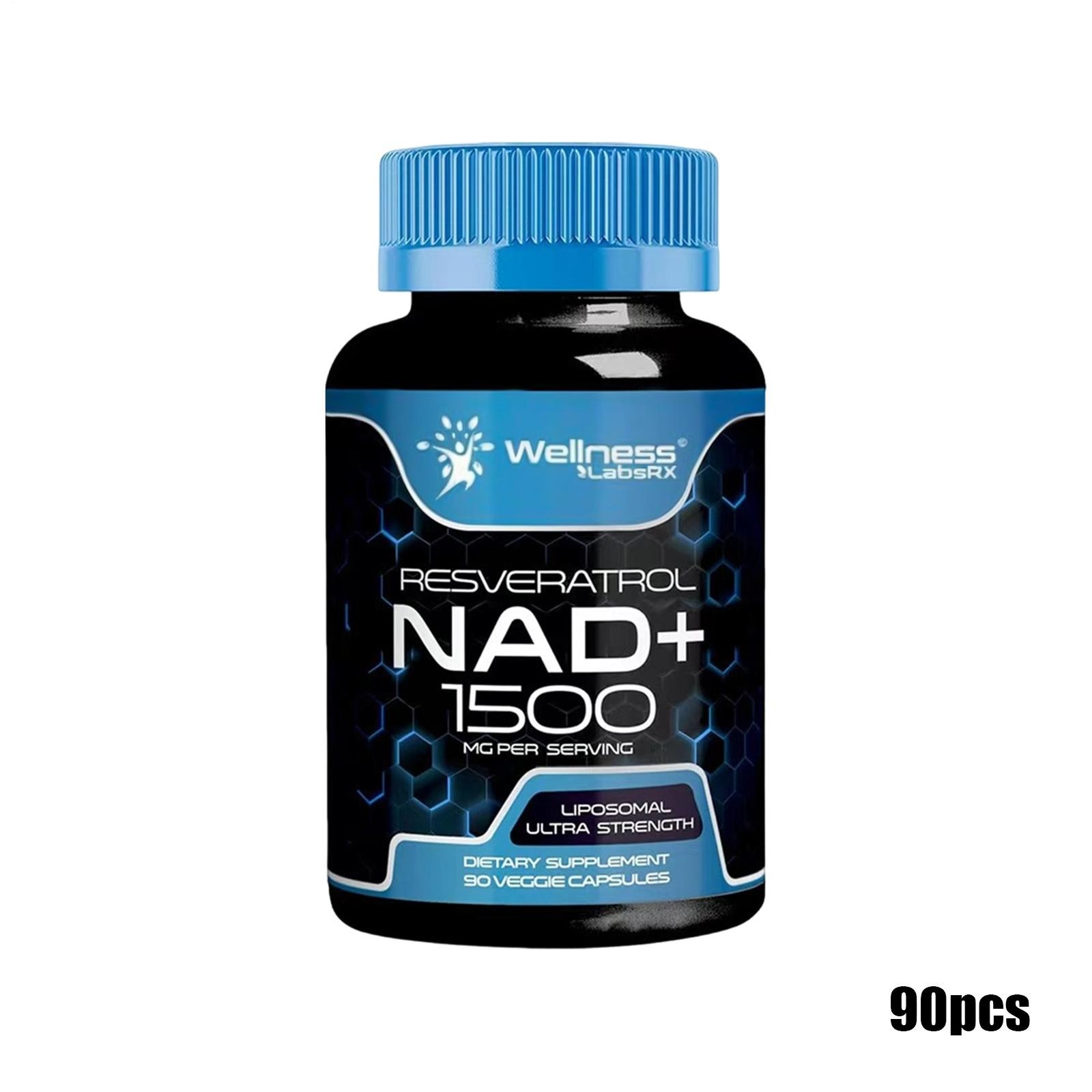 N A D Supplement, 1500mg – Liposomal NAD+ Supplement with Resveratrol N A D Plus