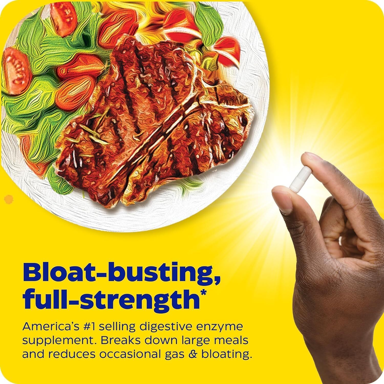 Digest Gold with ATPro 240 Count Digestive Enzyme Supplement for Bloating Relief