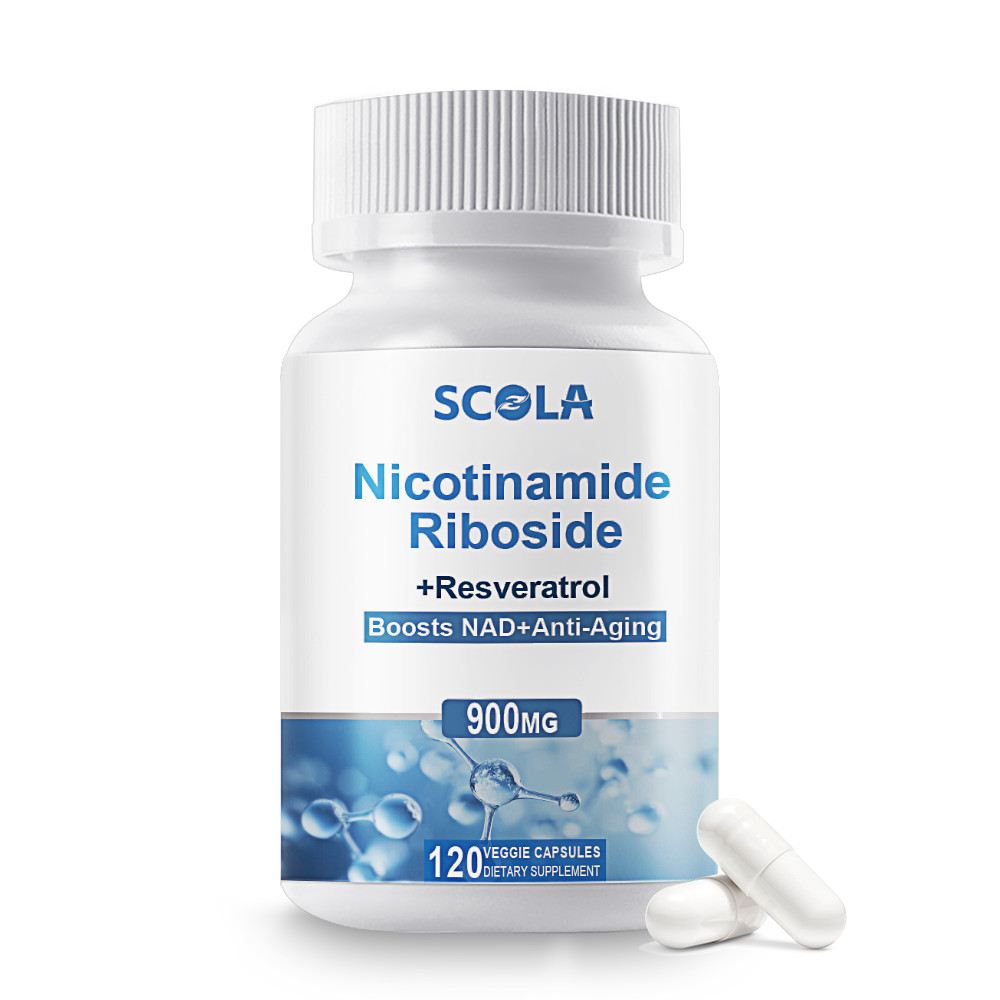 NAD Supplement – Nicotinamide 500mg Resveratrol 150mg – Anti-Aging 120 Capsules