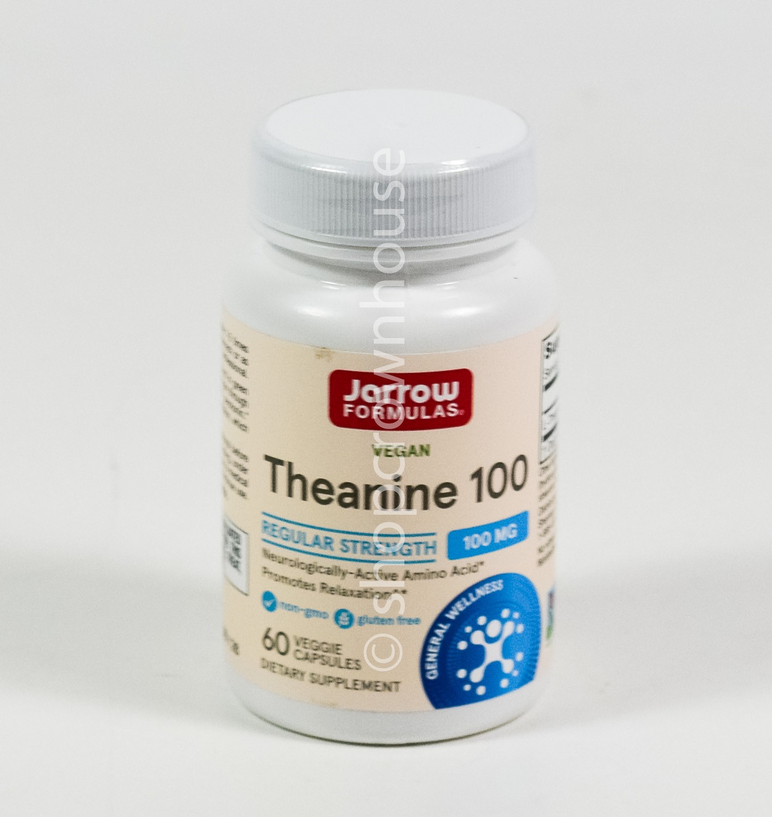 Jarrow Formulas vegan THEANINE 100 Amino Acid 60 veggie capsules 06/2028