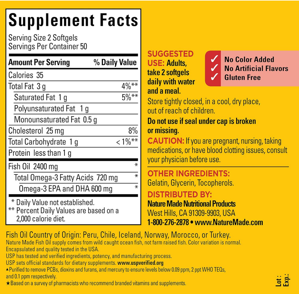 Nature Made Vitamin D3 1000 IU 25mcg Liquid Softgels – 300 Count