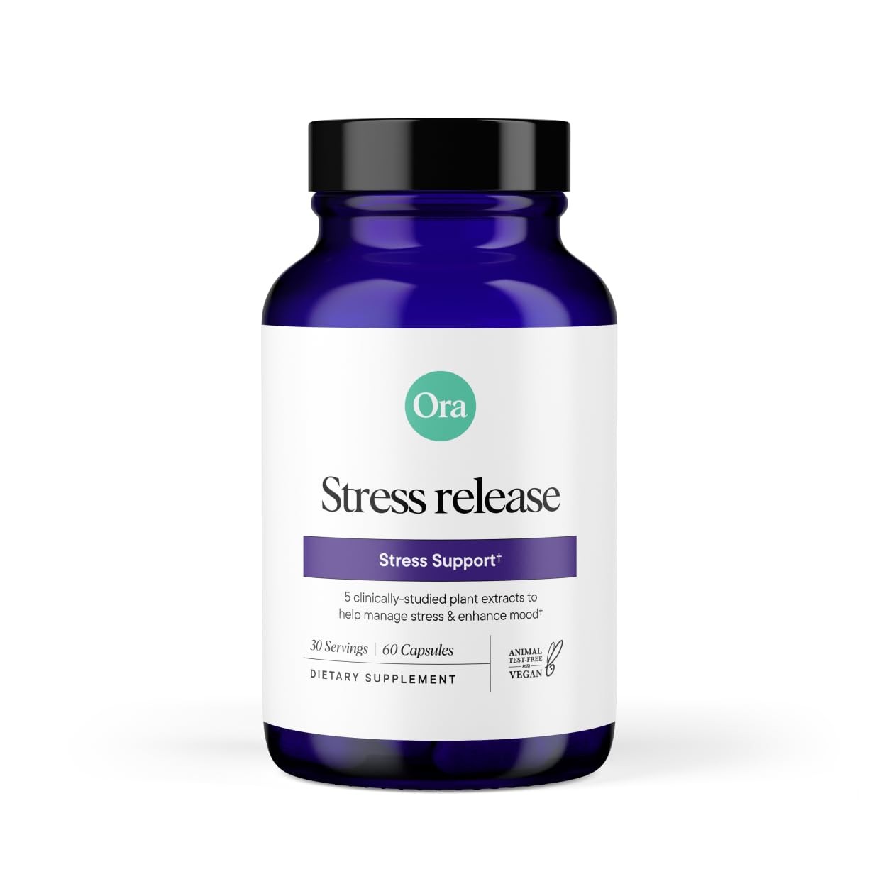 Ora Organic Stress Relief Supplement Supports Mood & Mental Focus Feel Cal…