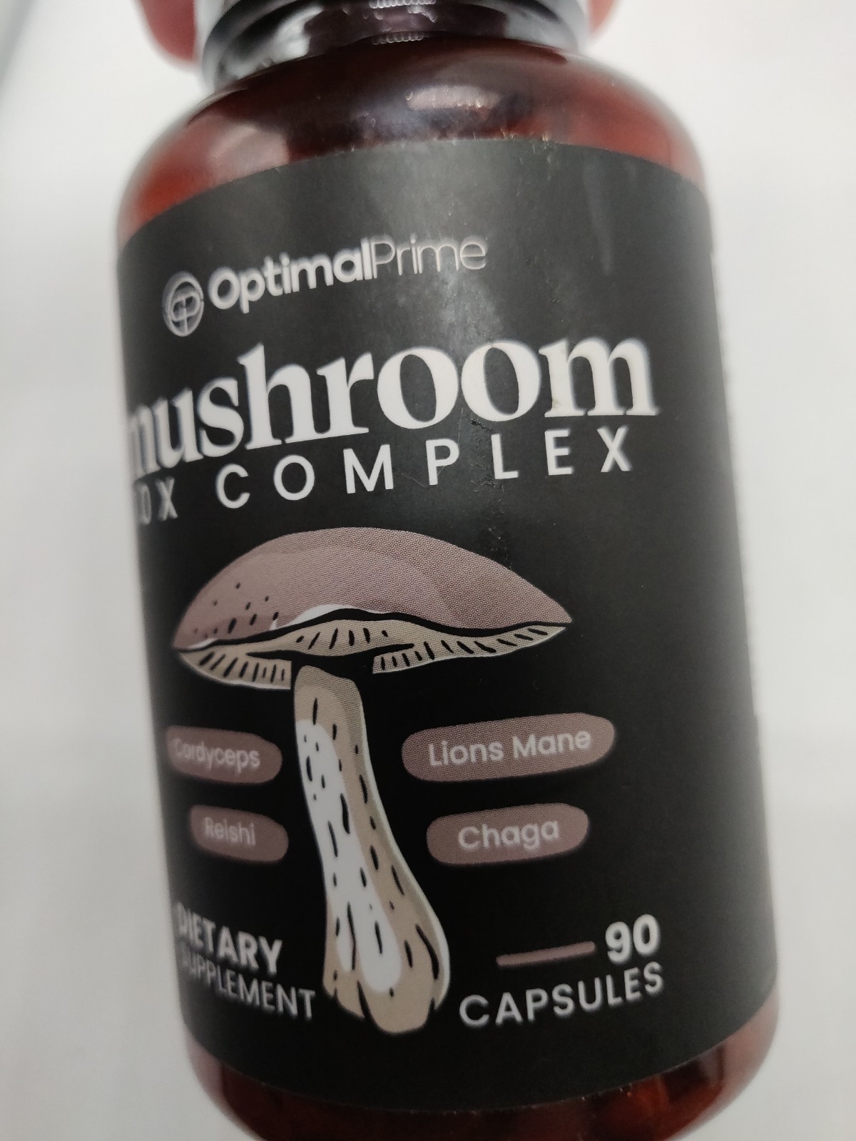 Optimal Prime Mushroom 10x Complex – 90 Capsules – Exp 07/2028 – Sealed