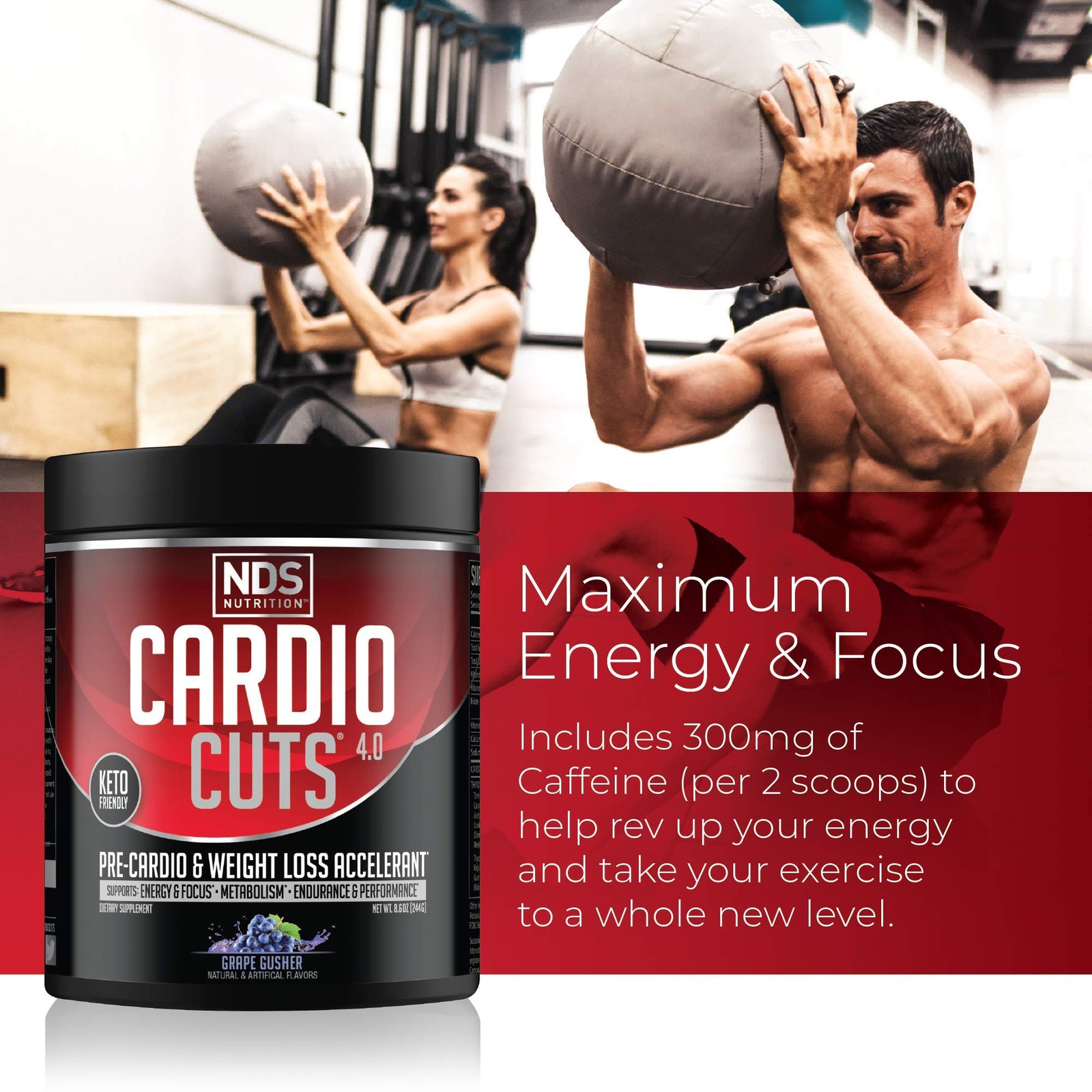 Cardio Cuts NDS Nutrition 4.0 Pre Workout Supplement Advanced Weight Loss an…