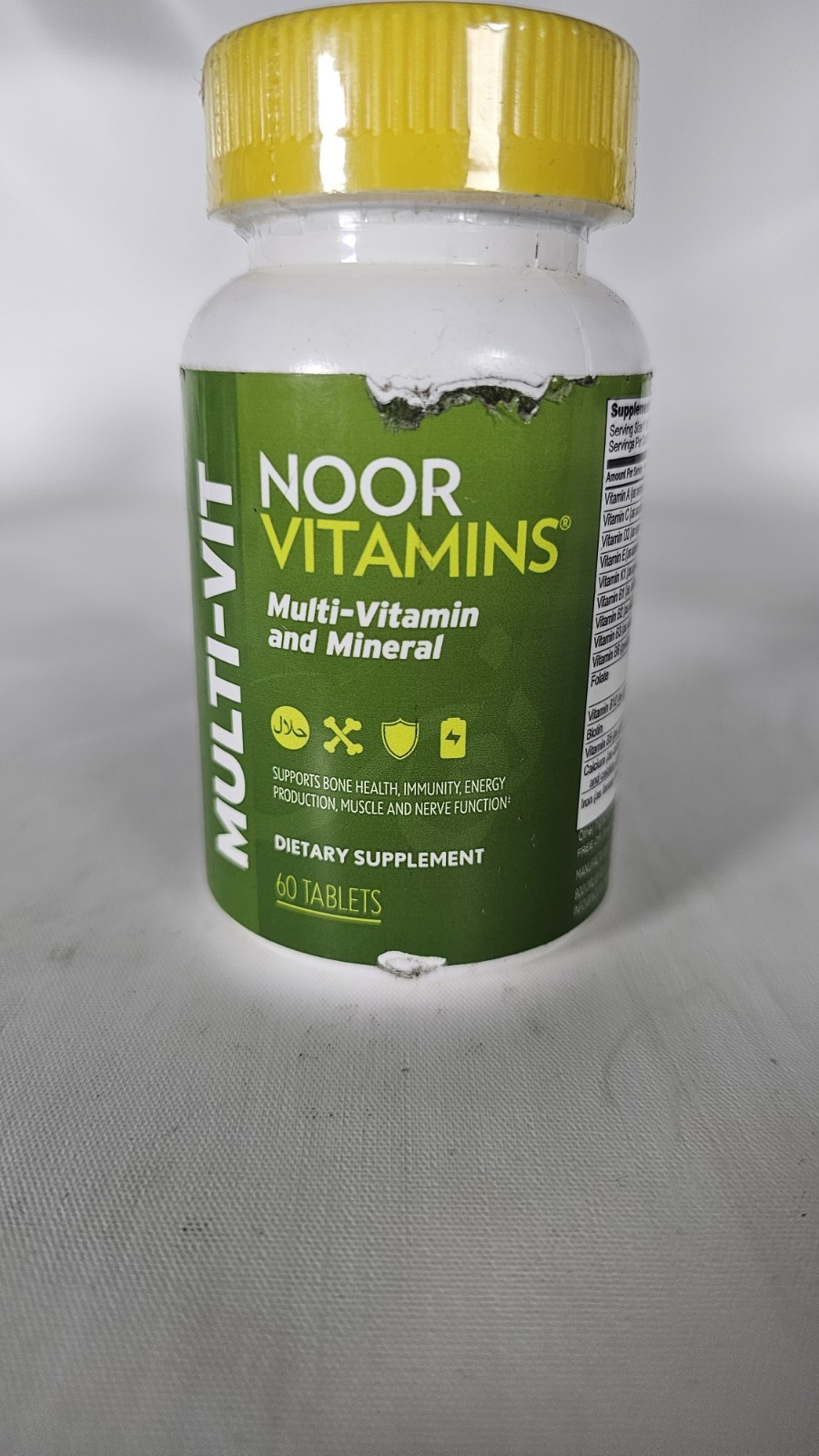 Noor Vitamins , Daily Multivitamin, 60 Count (Pack of 1) Exp: 08/2027