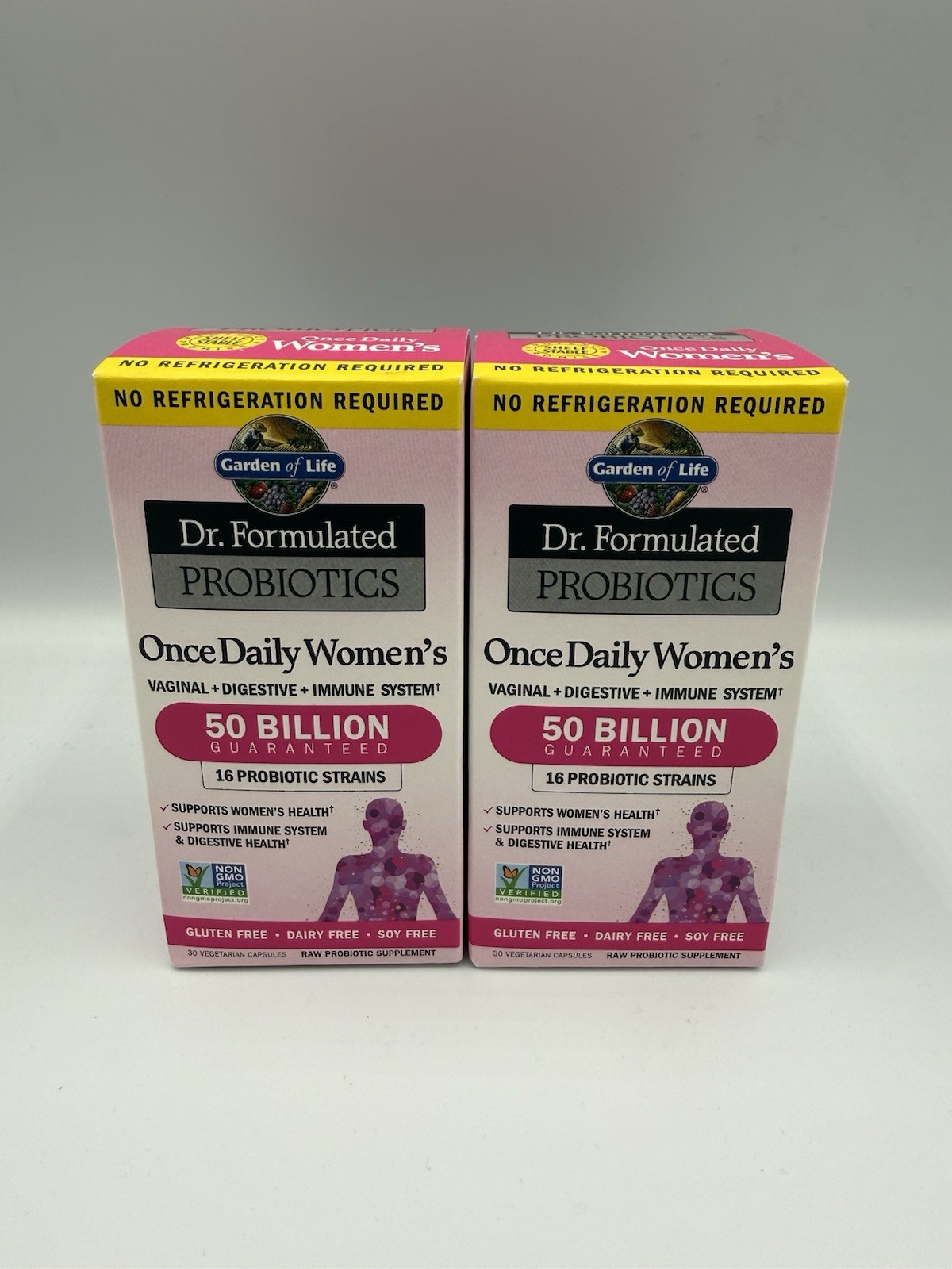 (2 Pack) Garden of Life Dr. Formulated Women’s Probiotics 50 Billion Exp 10/26+
