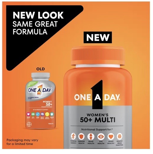 One A Day Multivitamin for Women 50 and Over Tablets, Womens Multivitamin 50 plu