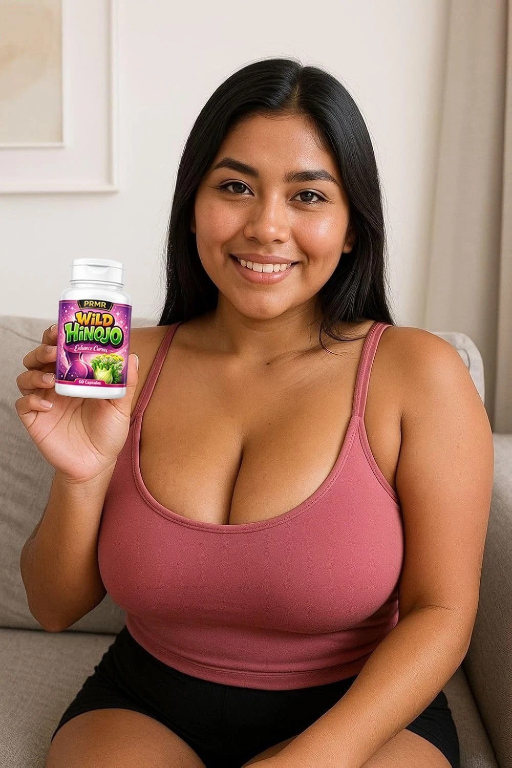 Bigger Booty, Bust & HIPS – Aguaje + Maca + Wild Hinojo Pills – 1 Month Supply