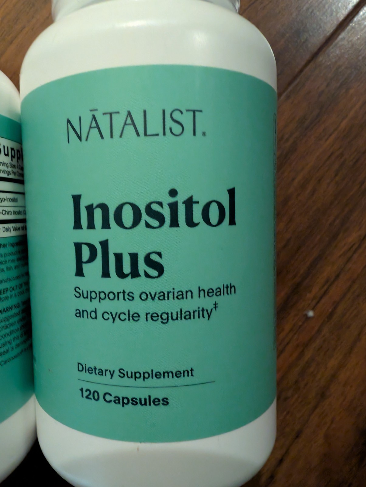Natalist inositol capsules 120 caps/bottle expiration date 07-2026
