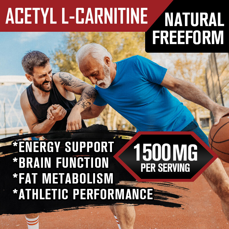 ACETYL L-CARNITINE 1500mg Nervous System Health Antioxidant 2 x 120PCS CAPSULES