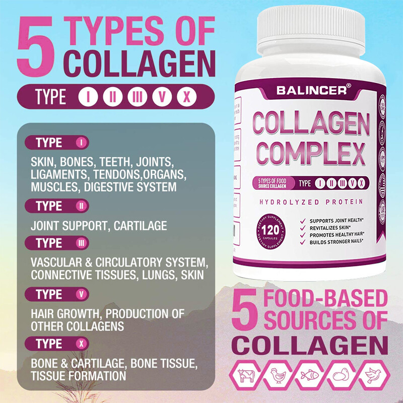 Collagen Capsules – Anti-Aging – Improve Digestive Health – Muscle Recovery