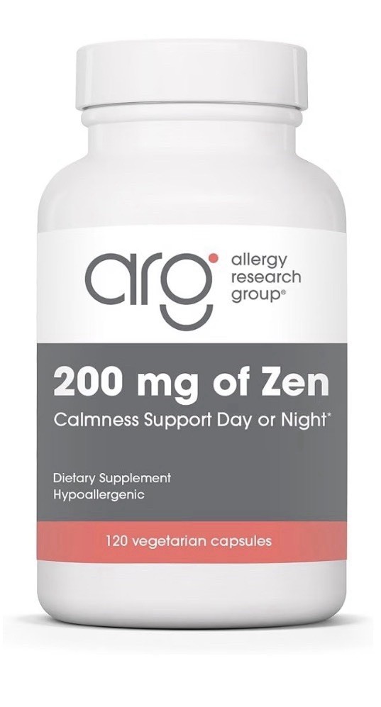 Allergy Research Group ARG 200 mg of Zen Calmness Support Day Or Night 120 Caps