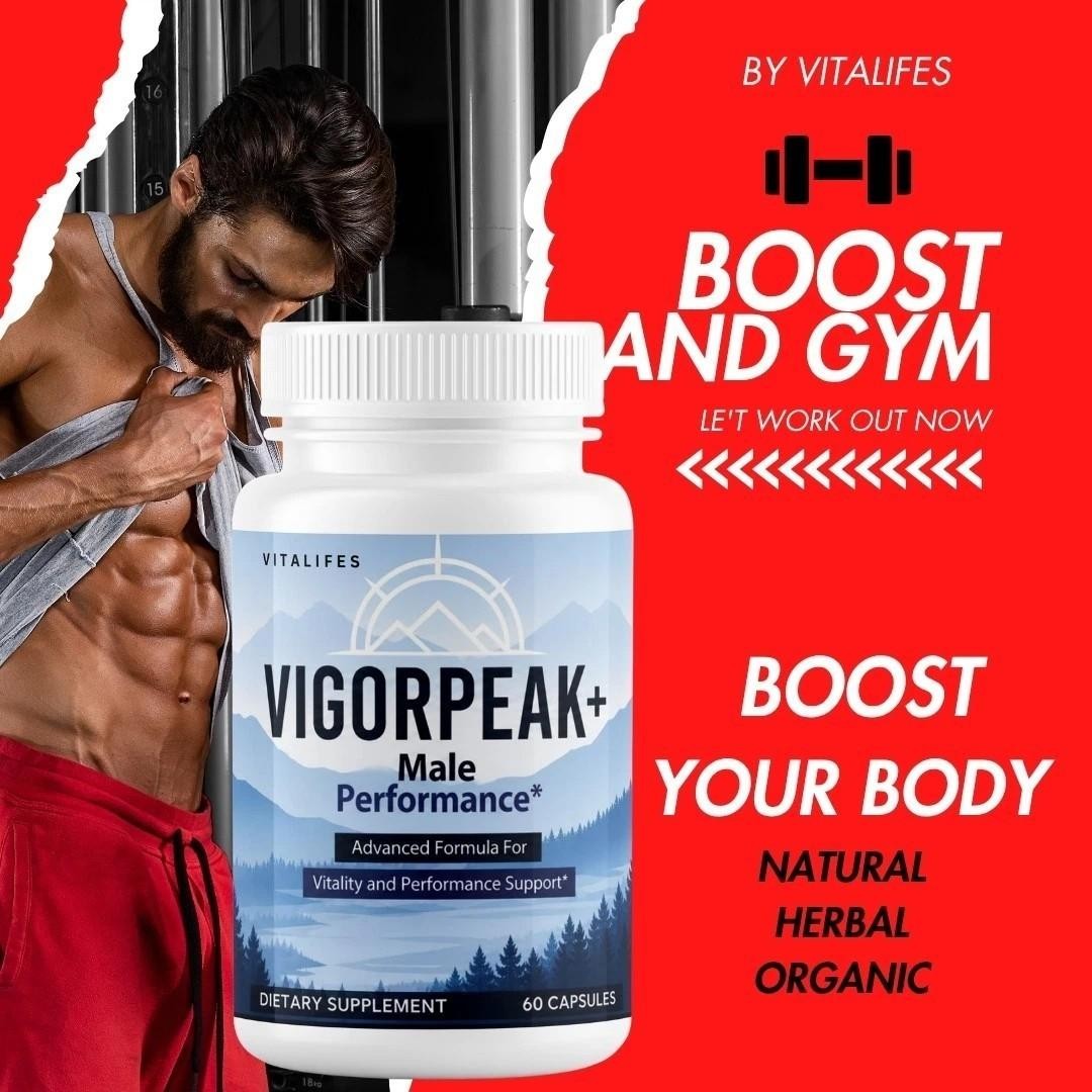 (5 Pack) Vigor Peak+ Advanced Male Max Support Supplement Vigorpeak 60 Capsules