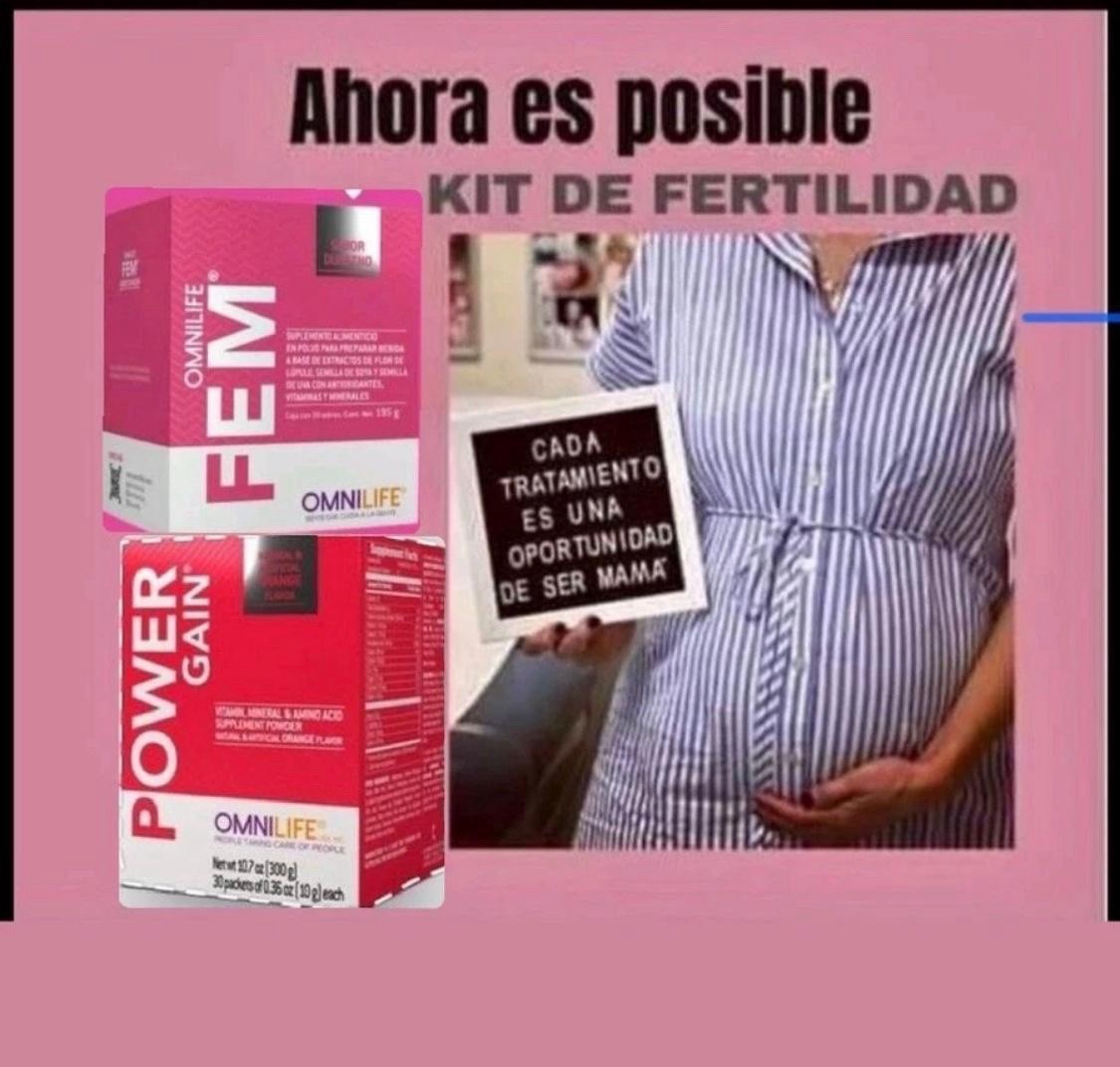 Kit Fertilidad . sistema Hormanal, Power , OML FEM Y Hom Plus