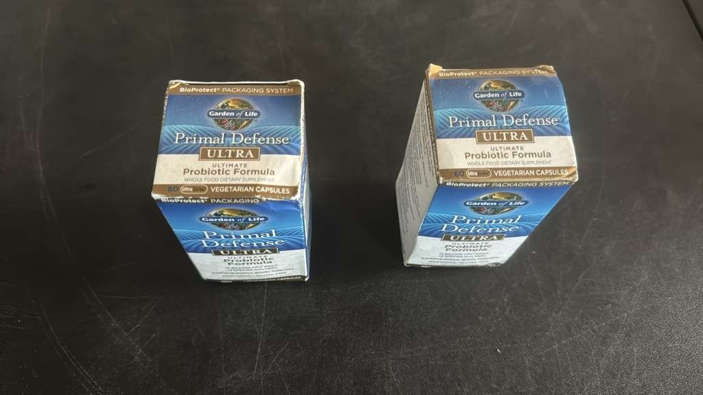 Garden of Life Primal Defense Ultra 60 Caps Exp 03/31/2027 Damaged Box