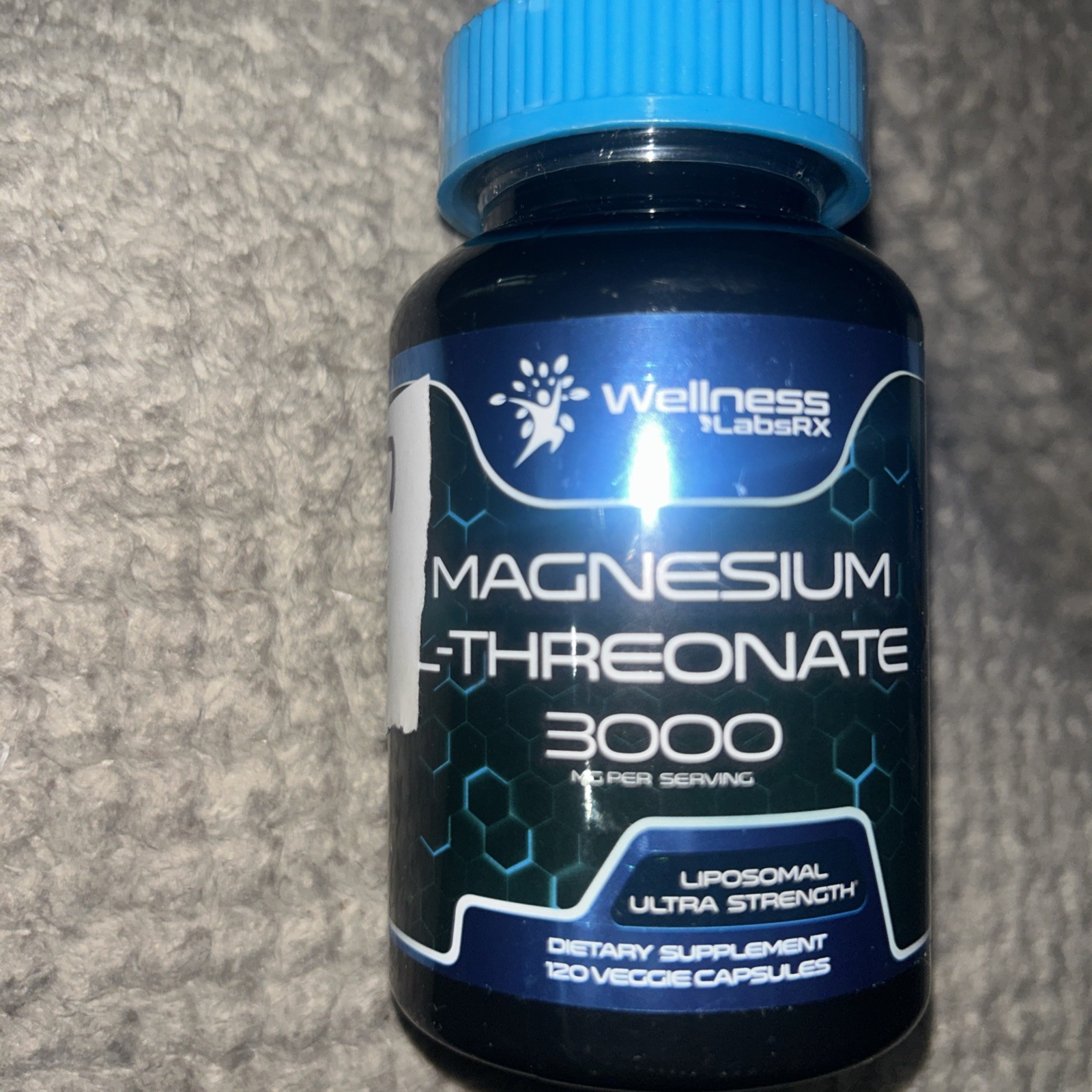 Wellness LabsRX Magnesium L-Threonate 3000 – Focus – 120 ct
