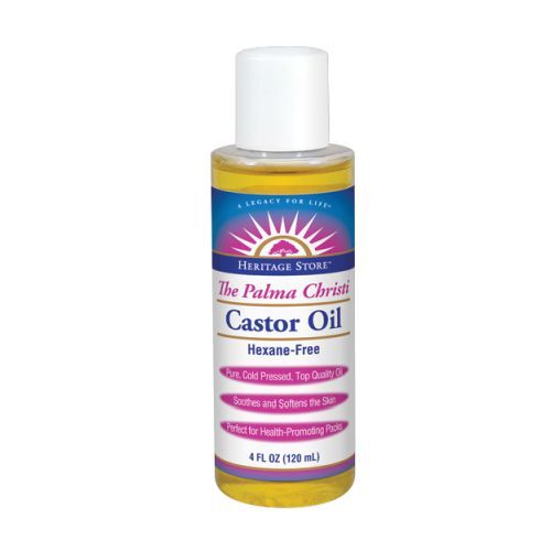 Castor Oil Cold Pressed 4 Fl Oz by Heritage Store