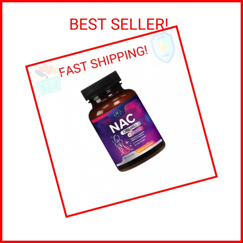 NAC Supplement – 1200mg per Serving N-Acetyl-L-Cysteine – Optimal Absorption Imm