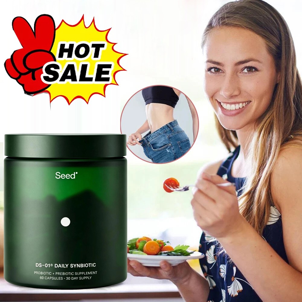 Seed DS-01 Daily Synbiotic – Digestive & Gut Health – 60ct (30-Day)