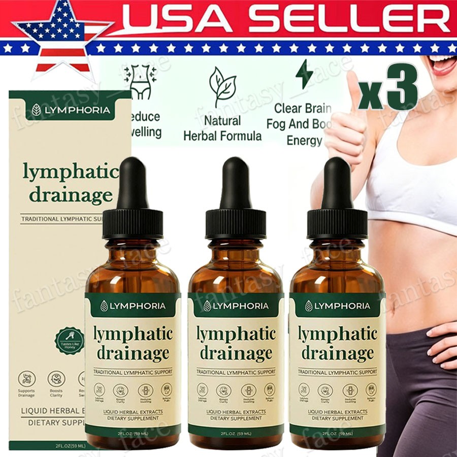 1-3Pack Lymphatic Drainage Drops – pure Lymphatic Drainage Supplement~ 20%OFF