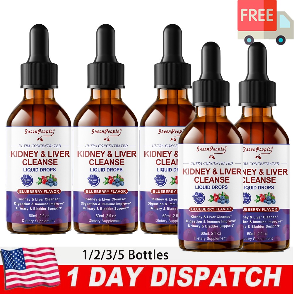 Kidney Cleanse Detox & Repair Drops Urinary Tract& Liver Cleanse 2-10oz