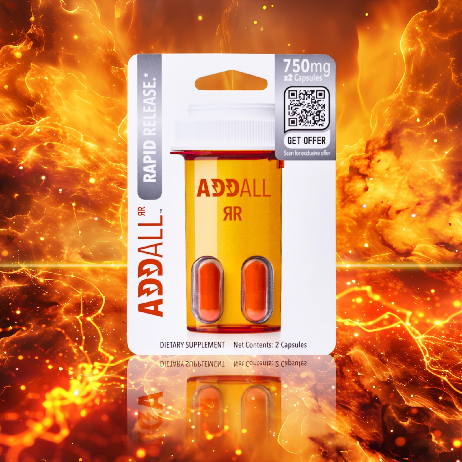 Supplement Rapid Release Nootropic Energy 12 Pack 24 Capsules No Crash