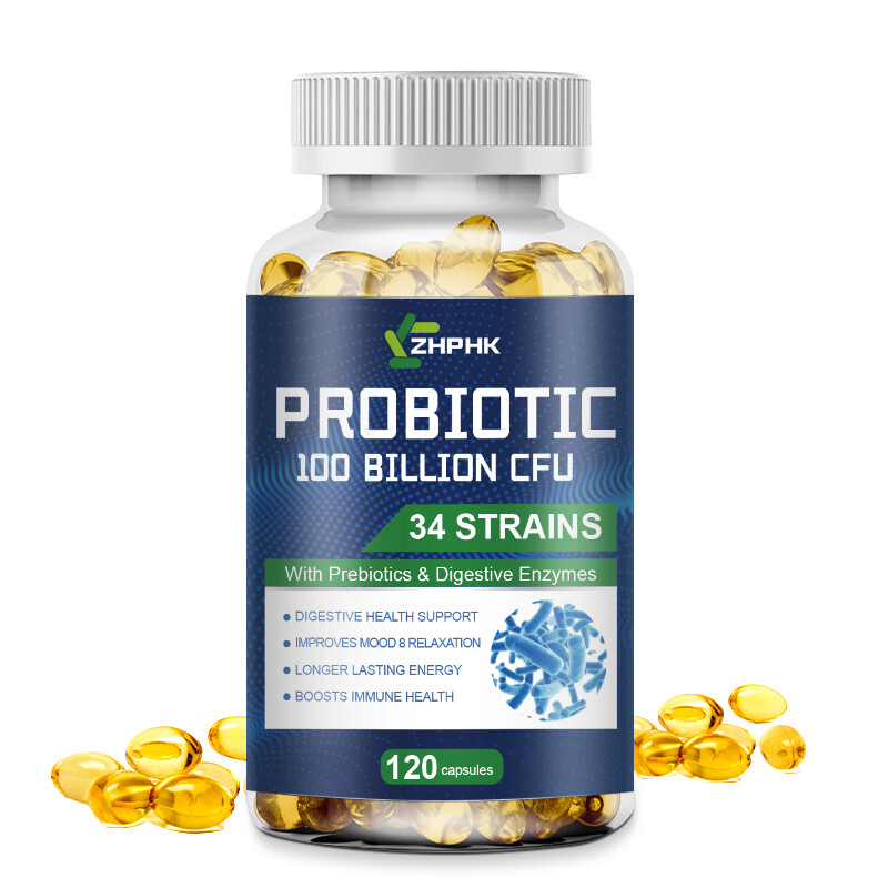 Digestive Enzymes Prebiotic & Probiotics Gas, Constipation & Bloating Relief 120