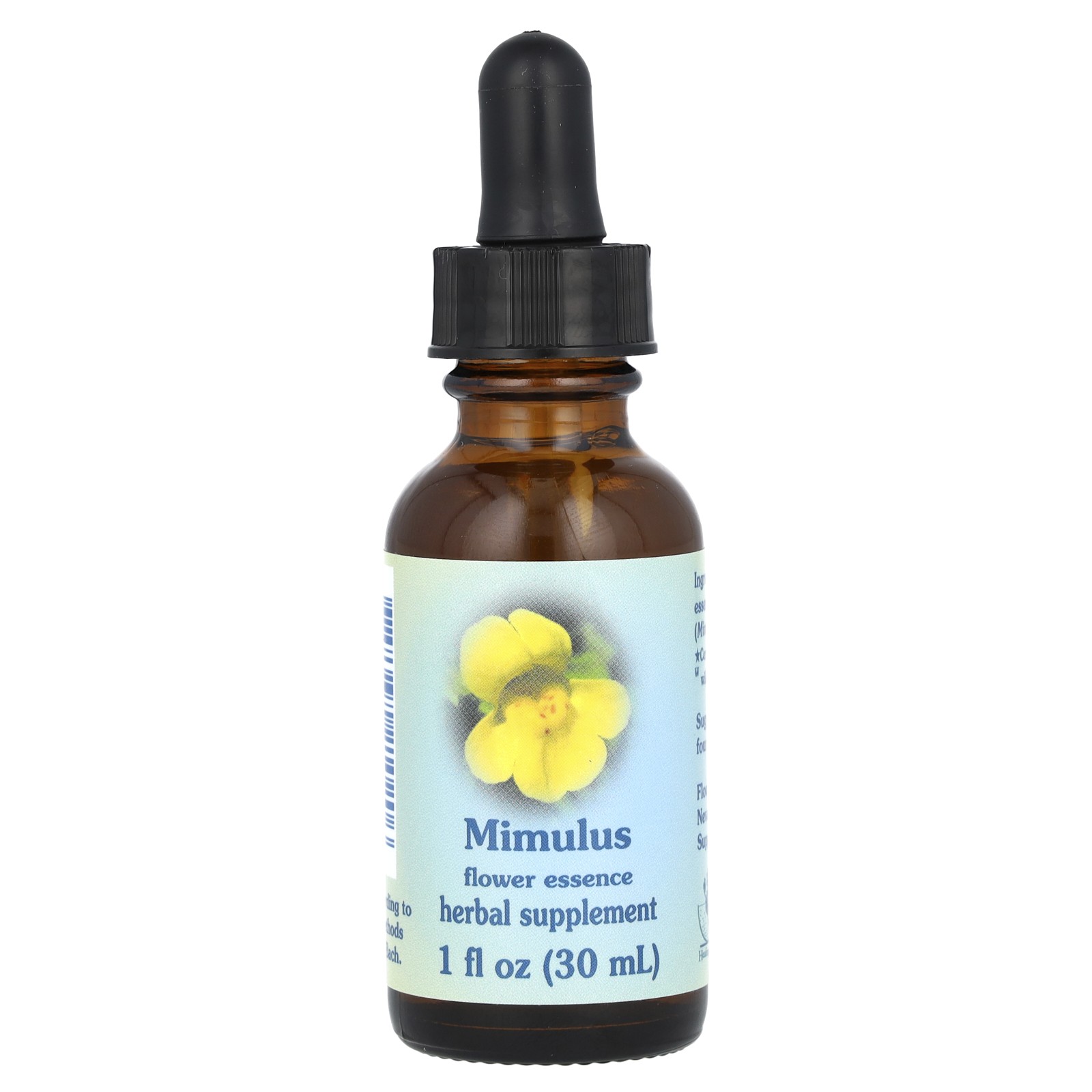 Flower Essence Services Mimulus Flower Essence 1 fl oz 30 ml Organic
