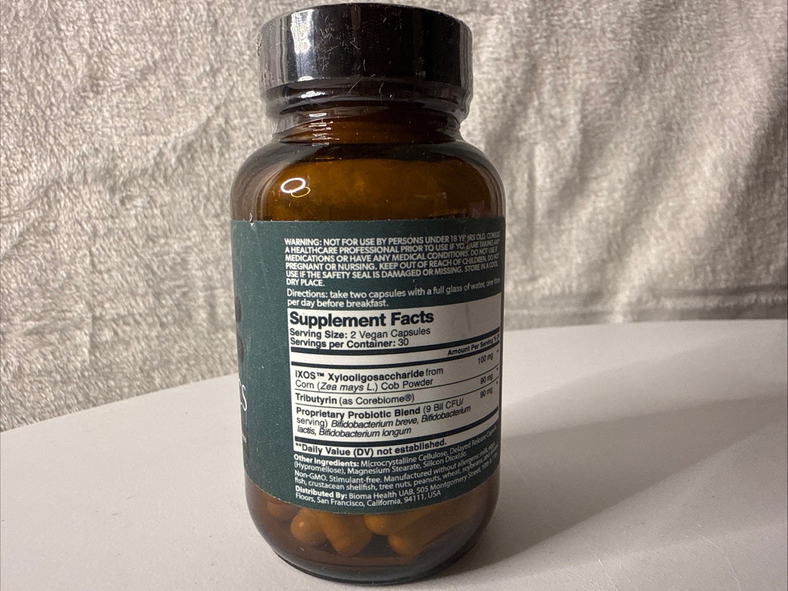 Bioma Probiotics 60 Capsules NEW Weight loss Gut Health 30 Day Supply