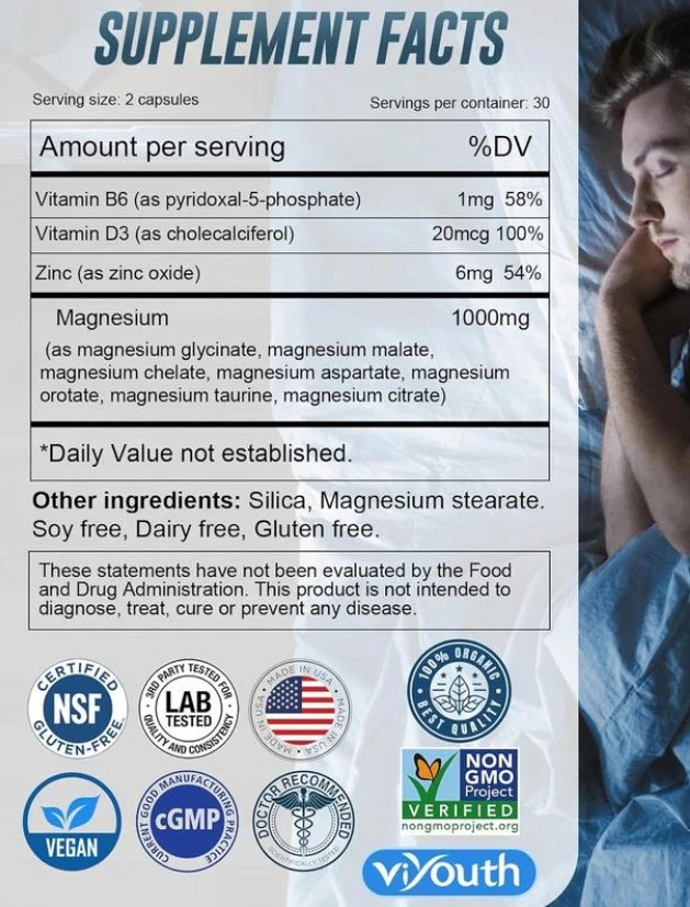 3-Pack Magnesium 7 Complex – Advanced Magnesium Blend for Daily Wellness-180 Cap