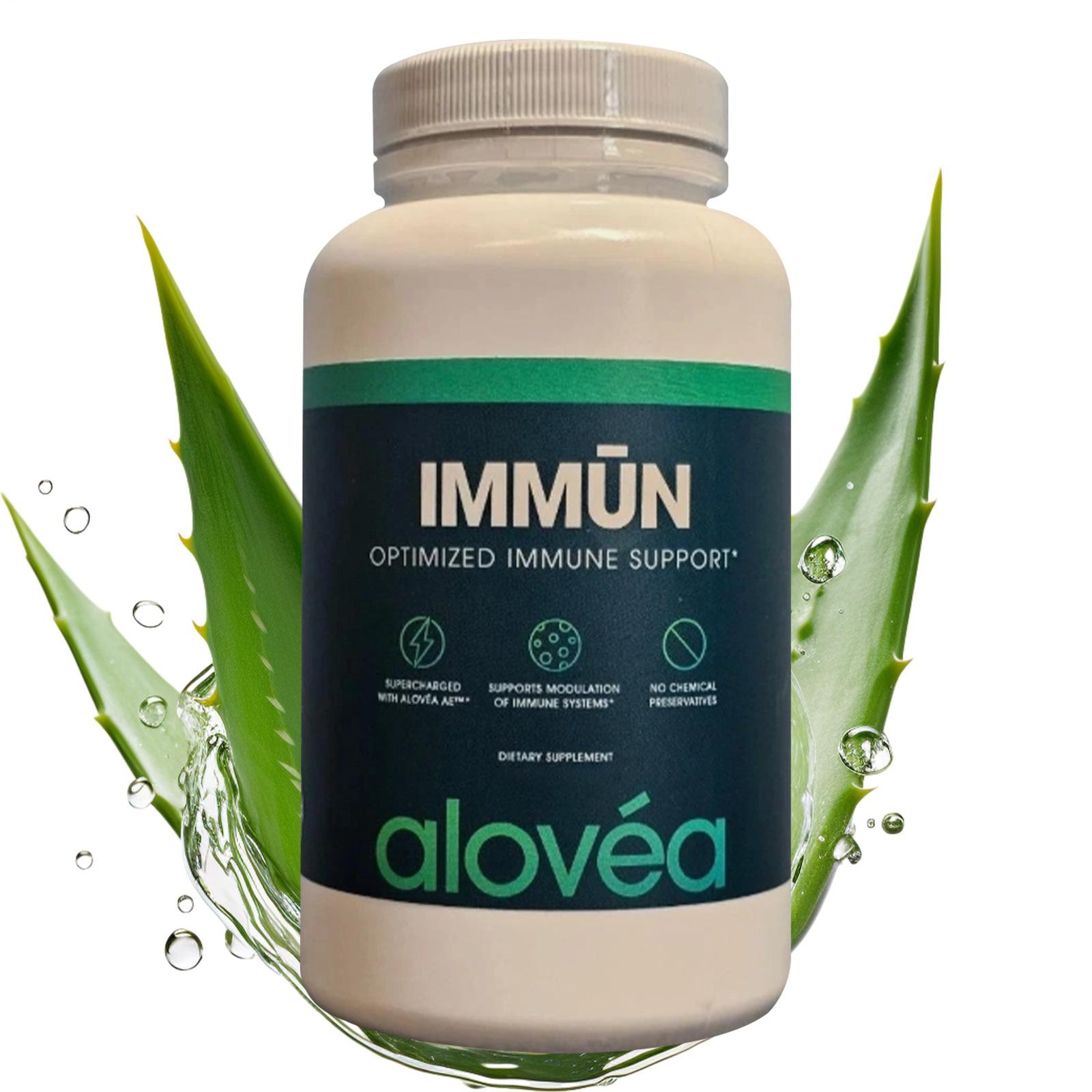 Alovea Aloe IMMUN Vera Immune Support Supplement 56 Capsules exp : 12/28