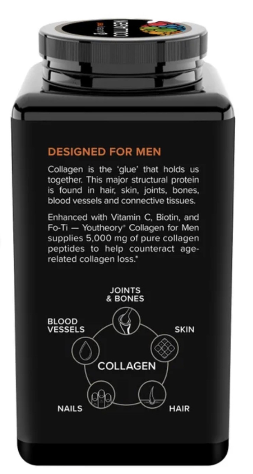 youtheory Mens Collagen Advanced Formula, 390 Tablets! Original- Free Shipping