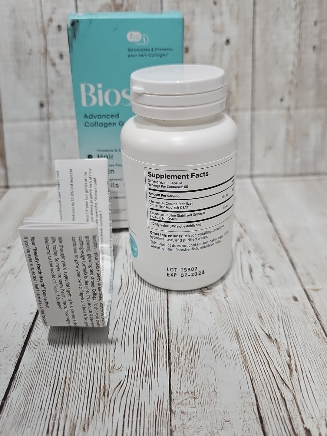 Biosil Collagen Generator – 60 Capsules.. Exp 02/2028