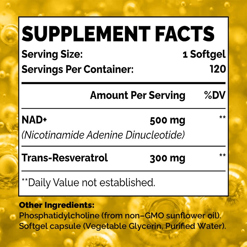 Trans-Resveratrol 300mg Liposomal Antioxidant Supplement 30/60/120 Capsules