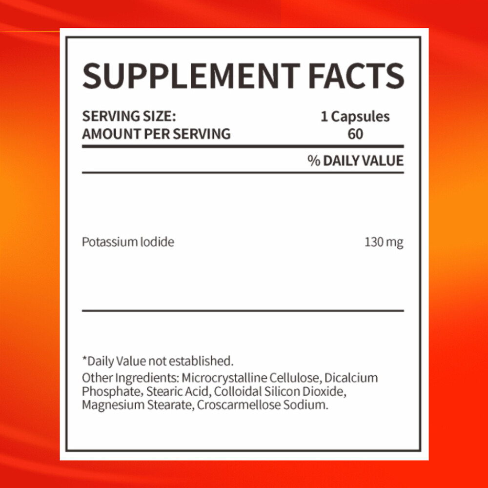 Vitality Potassium 130mg, 60 Softgels Exp 06/2026