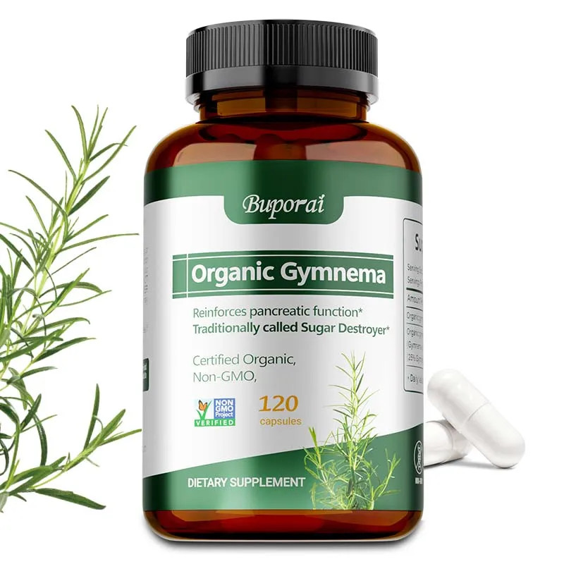 Organic Gymnema 120pcs – Supports Metabolism and Healthy Gut Function, Non-GMO