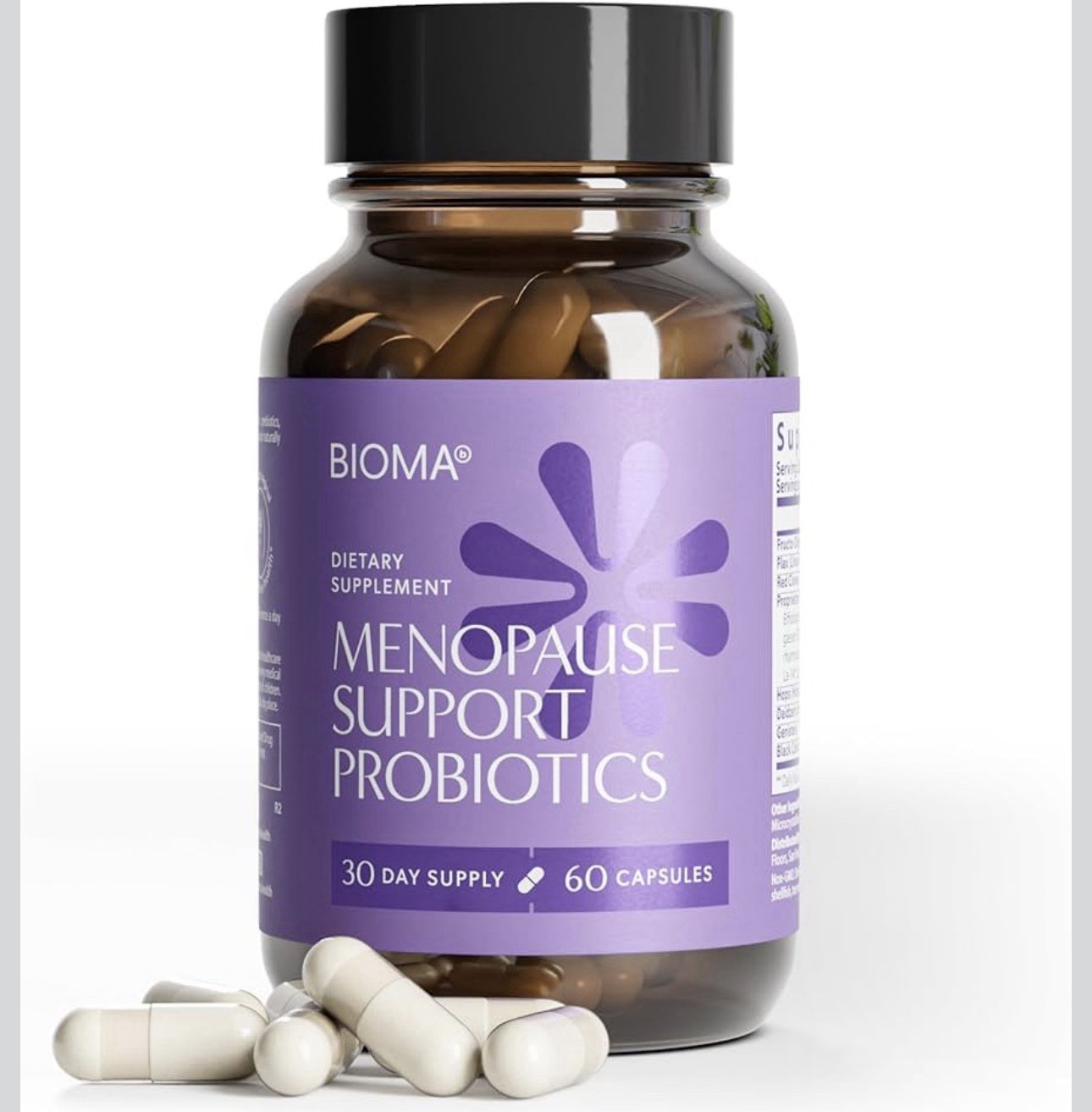 BIOMA Menopause Support Probiotics, Dietary Supplement, 60 capsules