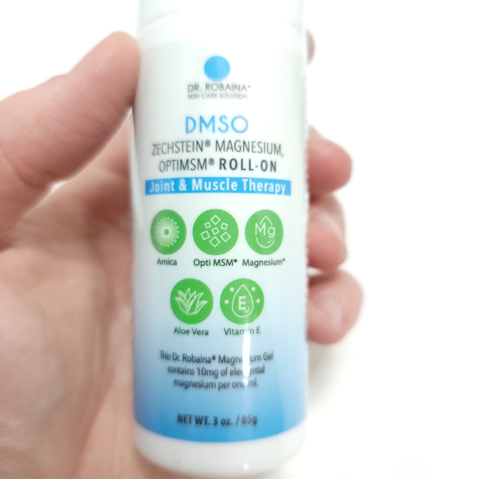 3 – 3oz. Dr. Robaina DMSO Zechstein Magnesium Roll-On Joint and Muscle Therapy