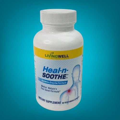Heal-n-Soothe Supplement Advanced Formula – Vegetarian 90 Capsules Bottle