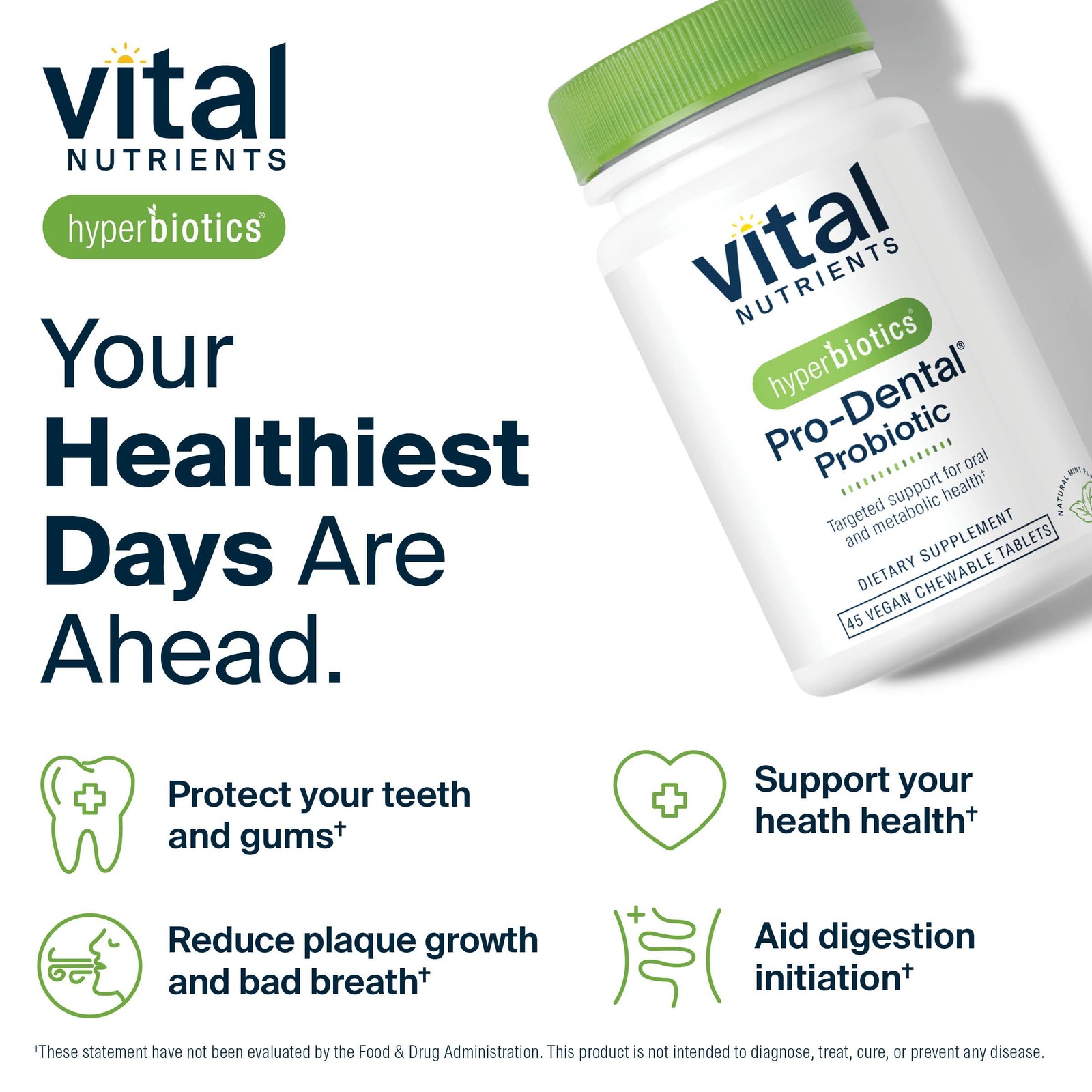 Hyperbiotics Vital Nutrients Pro Dental Probiotic | Clinically Studied BLIS K…