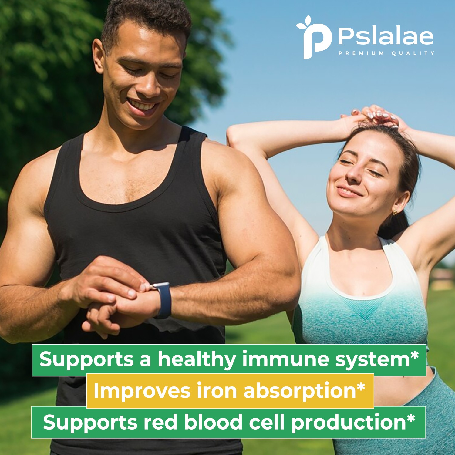Iron 650mg – Vitamin C – Hemoglobin Formation, Relieve Anemia, Anti-fatigue