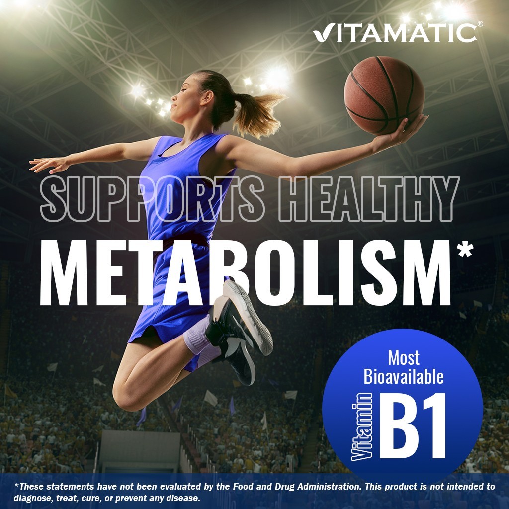 Vitamatic Benfotiamine 300 mg 90 Vegetarian Capsules – Also Called Fat Soluble