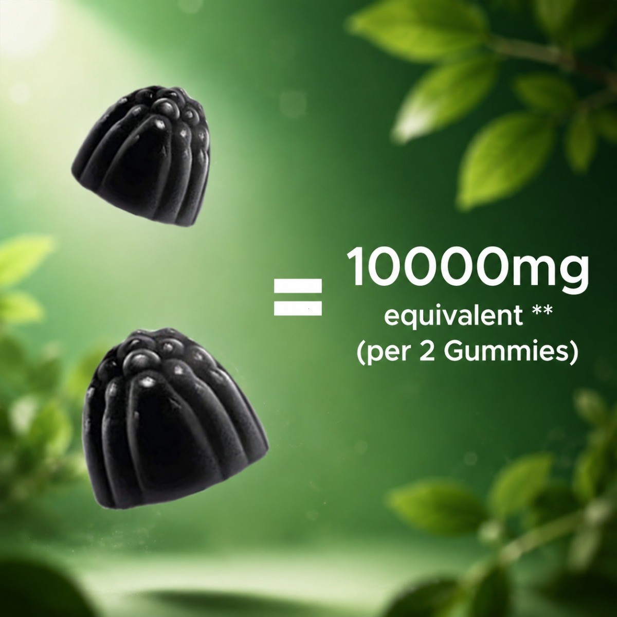 2Pk Vitamatic Sugar Free Moringa Gummies 10000mg Plant Based Superfood 120 Ct
