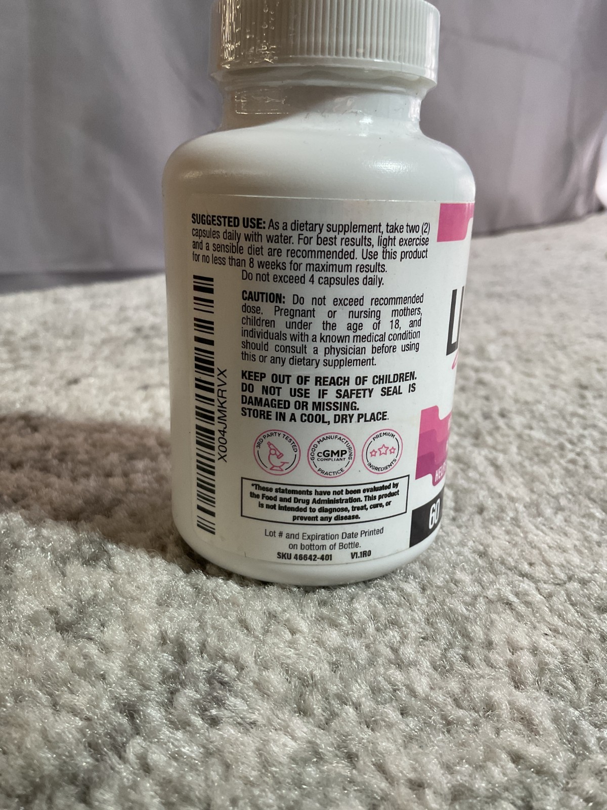 Harmony Glow LIBIDO BOOST Passion & Aphrodisiac Support for Adult Women 60 Caps