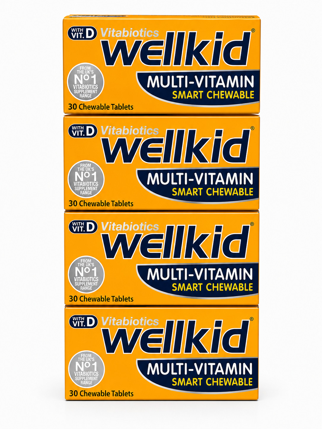 Vitabiotics Wellkid Multi-vitamins – 30 Chewable Tablets