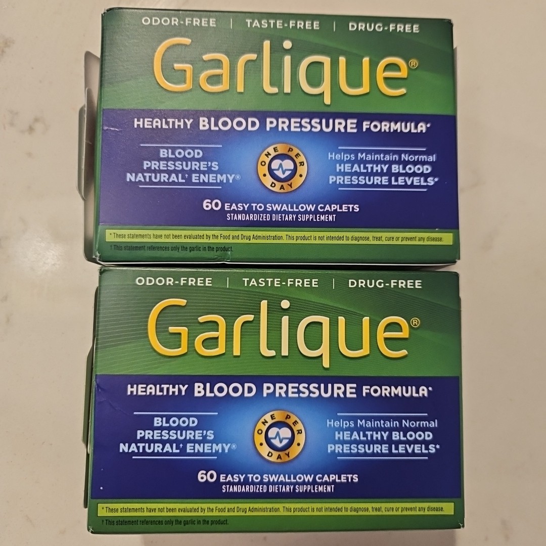 Garlique Garlic Healthy Blood Pressure Formula 60 Cap X2 Exp 2027+
