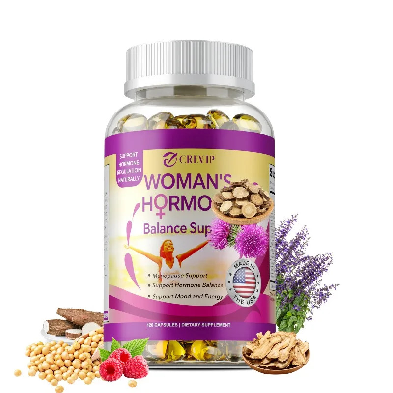 Female Hormone Balance 120pcs, Regulate Menstrual Cycles,Promotes Ovarian Health