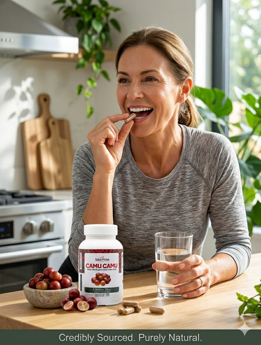 Premium Camu Camu Capsules 120 Ct 1000mg Per Serving Immune Support & Vitamin C
