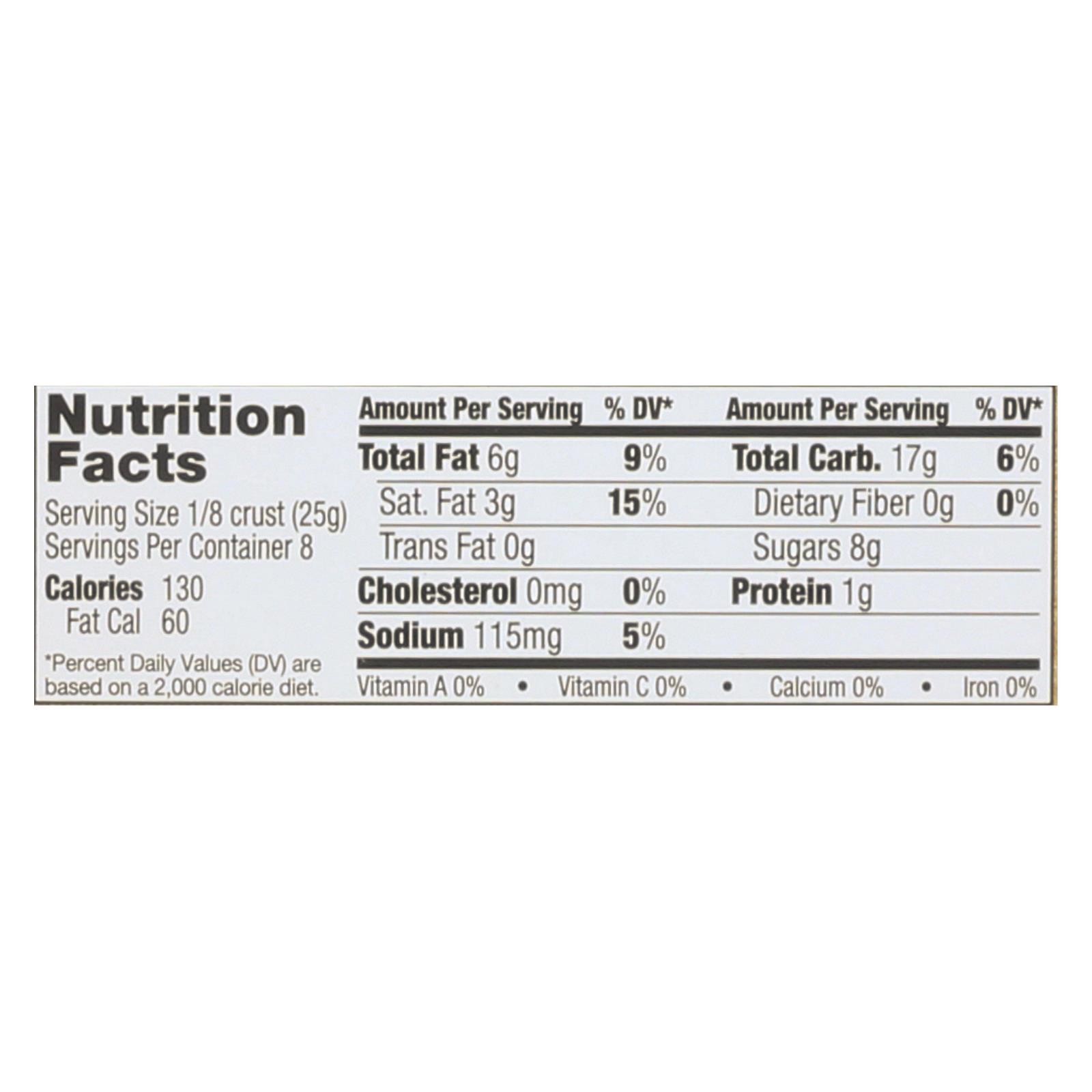 Midel Gluten Free Graham Style Pie Crust – Case of 12 – 7.1 oz.