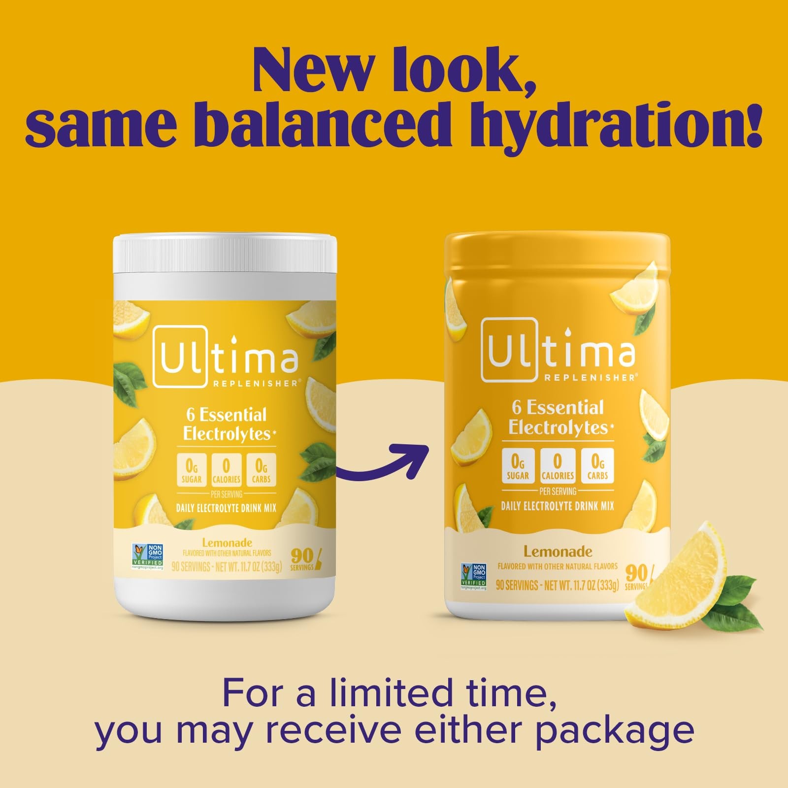 Daily Electrolyte Powder Drink Mix, 90-Serving Canister